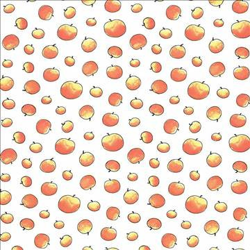 Kasmir Fabric Giant Peaches Peachy 1445 100% Cotton TURKEY Not Tested H: 13 4/8 inches, V: 12 5/8 inches 55 - My Fabric Connection - Kasmir