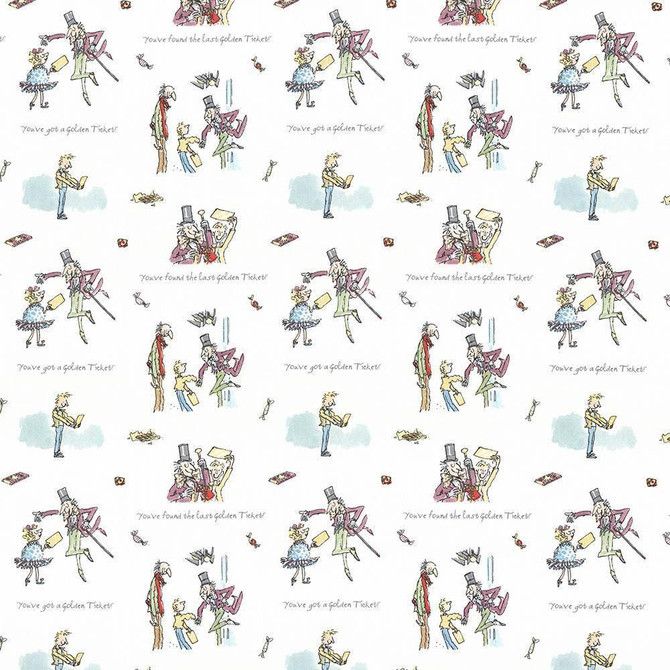 Kasmir Fabric Golden Ticket Rainbow 1445 100% Cotton TURKEY Not Tested H: 13 4/8 inches, V:12 5/8 inches 55 - My Fabric Connection - Kasmir