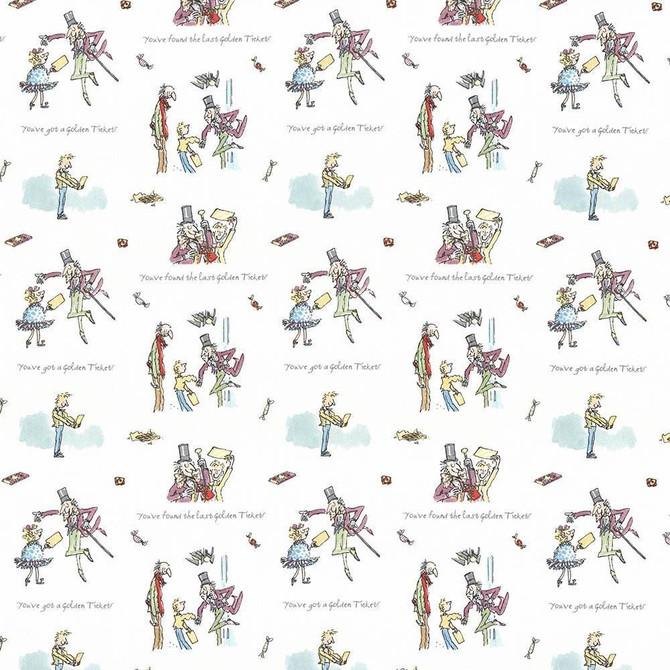 Kasmir Fabric Golden Ticket Rainbow 1445 100% Cotton
 TURKEY </p><p>Repeat: Horizontal: 13 4/8 inches and Vertical: 12 5/8 inches 55 - My Fabric Connection -