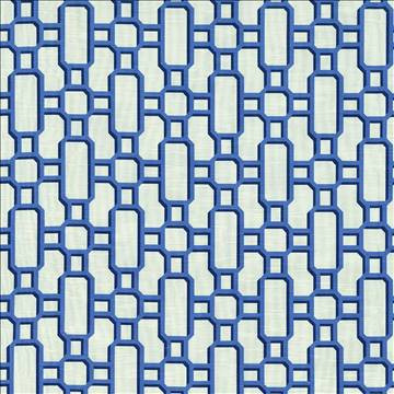 Kasmir Fabric Hakkasan Fret Hyacinth 5065 100% Cotton USA 15,000 Wyzenbeek Double Rubs H: 9 inches, V: 12 5/8 inches 54 - My Fabric Connection - Kasmir