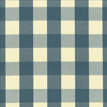 Kasmir Fabric Hampton Check Teal 5089 100% Cotton INDIA 6,000 Wyzenbeek Double Rubs H: 8 inches, V: 8 inches 54 - My Fabric Connection - Kasmir
