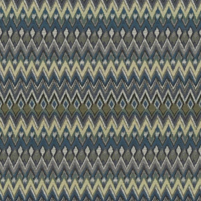 Kasmir Fabric High Plains Caribbean 5089 100% Polyester CHINA 12,000 Wyzenbeek Double Rubs H: 2 inches, V:20 inches 57 - 58 - My Fabric Connection - Kasmir