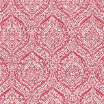 Kasmir Fabric Impromptu Cerise 5064 100% Cotton SPAIN 100,000 Wyzenbeek Double Rubs H: 13 4/8 inches, V: 27 inches 54 - 55 - My Fabric Connection - Kasmir