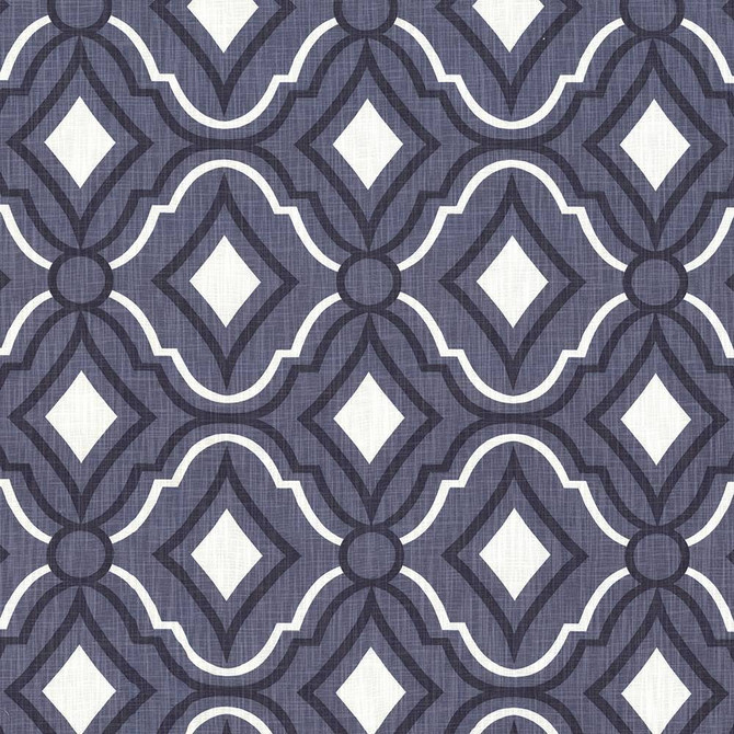 Kasmir Fabric Inflection Indigo 5107 USA H: 13 4/8 inches, V:13 4/8 inches 54 - My Fabric Connection - Kasmir