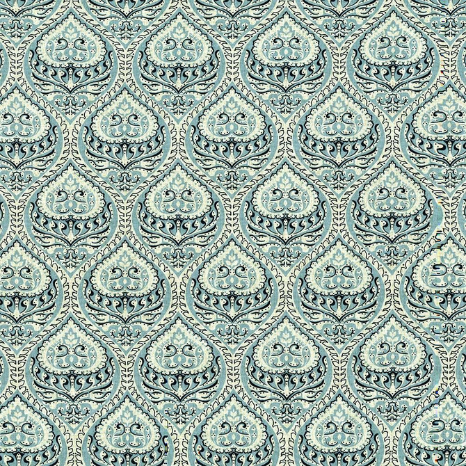 Kasmir Fabric Interlude Damask Fresh Air 5107 80% Polyester
20% Linen
 CHINA 35,000 Wyzenbeek Double Rubs </p><p>Repeat: Horizontal: 8 inches and Vertical: 11 4/8 inches 53 - My Fabric Connection -