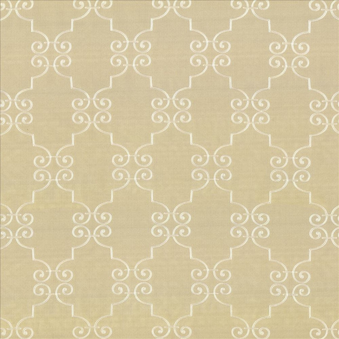 Kasmir Fabric Ionic Scroll Natural 5111 100% Polyester
 CHINA Not Tested Horizontal: 7 4/8 inches and Vertical: 12 inches 52 - My Fabric Connection -