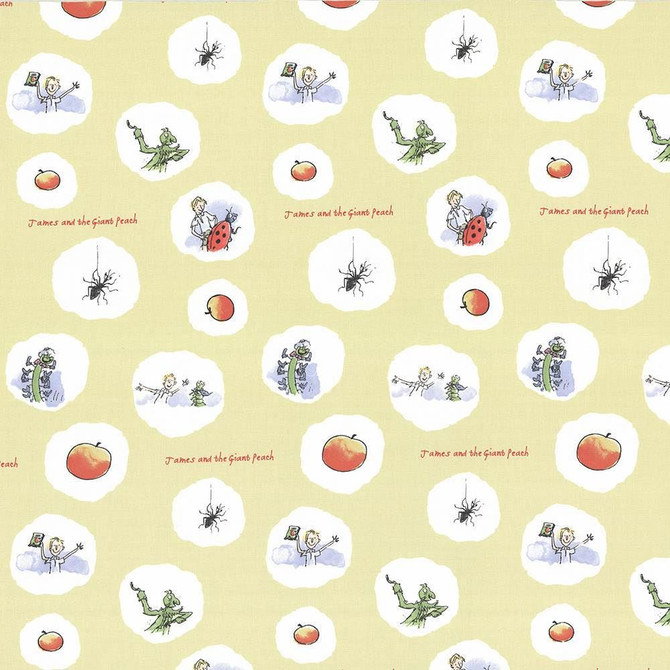 Kasmir Fabric James And Friend Peachy 1445 100% Cotton
 TURKEY </p><p>Repeat: Horizontal: 13 4/8 inches and Vertical: 25 2/8 inches 55 - My Fabric Connection -