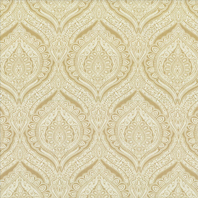 Kasmir Fabric Junoon Toast 5077 80% Polyester 20% Linen SPAIN Not Tested Horizontal: 13 4/8 inches and Vertical: 27 inches 56 - 57 - My Fabric Connection -