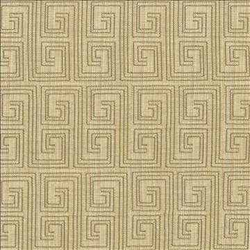 Kasmir Fabric Labyrinth Dune 1443 65% Cotton 35% Polyester Embroidery Contents 100% Rayon INDIA 3,000 Wyzenbeek Double Rubs H: 3 2/8 inches, V: 6 1/8 inches 54 - 55 - My Fabric Connection - Kasmir