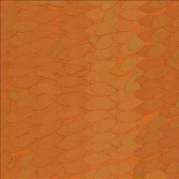 Kasmir Fabric Leaflet Orange 1443 100% Polyester CHINA Not Tested H: 1 4/8 inches, V: 1 4/8 inches 59 - 60 - My Fabric Connection - Kasmir