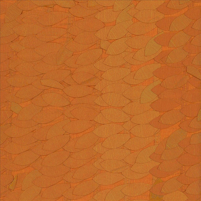 Kasmir Fabric Leaflet Orange 1443 100% Polyester
 CHINA Not Tested Horizontal: 1 4/8 inches and Vertical: 1 4/8 inches 56 - My Fabric Connection -