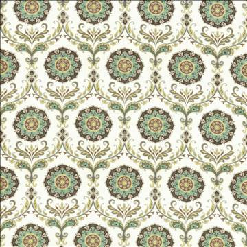 Kasmir Fabric Leclaire Nordic Ice 1436 100% Cotton SOUTH KOREA 15,000 Wyzenbeek Double Rubs H: 13 4/8 inches, V: 27 inches 54 - 55 - My Fabric Connection - Kasmir