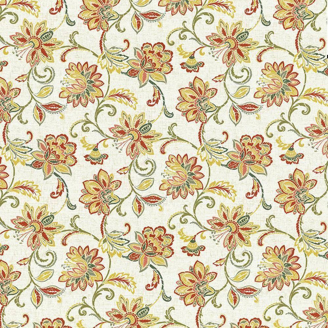 Kasmir Fabric Leopold Garden 5063 PAKISTAN 15,000 Wyzenbeek Double Rubs H: 27 inches, V:27 inches 54 - 55 - My Fabric Connection - Kasmir