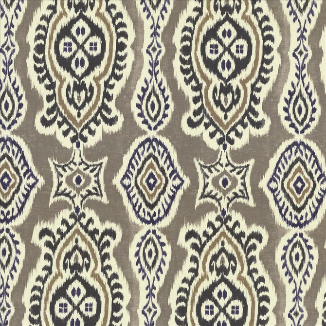 Kasmir Fabric Macumba Slate 5078 90% Cotton
10% Linen
 CHINA </p><p>Repeat: Horizontal: 13 7/8 inches and Vertical: 25 2/8 inches 54 - My Fabric Connection -