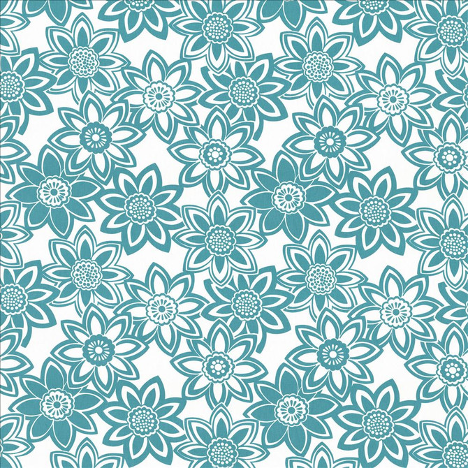 Kasmir Fabric Mahina Turquoise 5107 100% Cotton
 USA 51,000 Wyzenbeek Double Rubs </p><p>Repeat: Horizontal: 27 inches and Vertical: 24 6/8 inches 53 - My Fabric Connection -