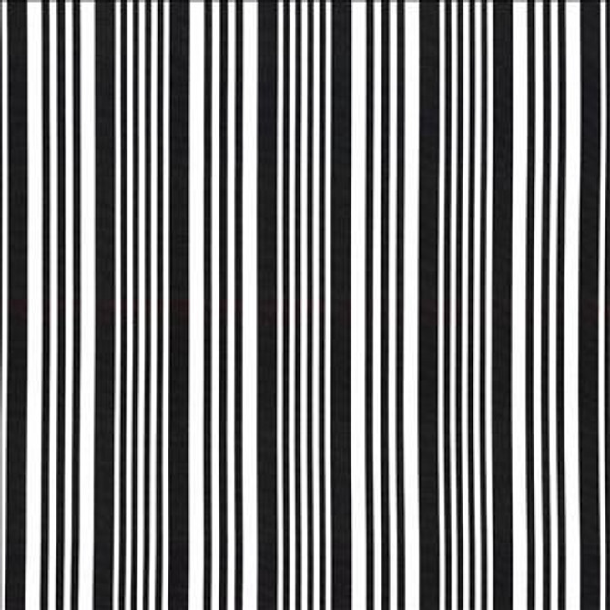 Kasmir Fabric Mahina Stripe Black 5105 100% Cotton USA 51,000 Wyzenbeek Double Rubs H: 9 inches, V: N/A 53 - 54 - My Fabric Connection - Kasmir