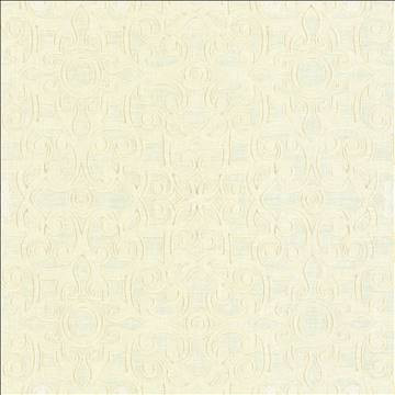 Kasmir Fabric Marvelous Scroll Ivory 5111 70% Polyester 30% Cotton INDIA Not Tested H: 10 inches, V: 9 inches 54 - 56 - My Fabric Connection - Kasmir
