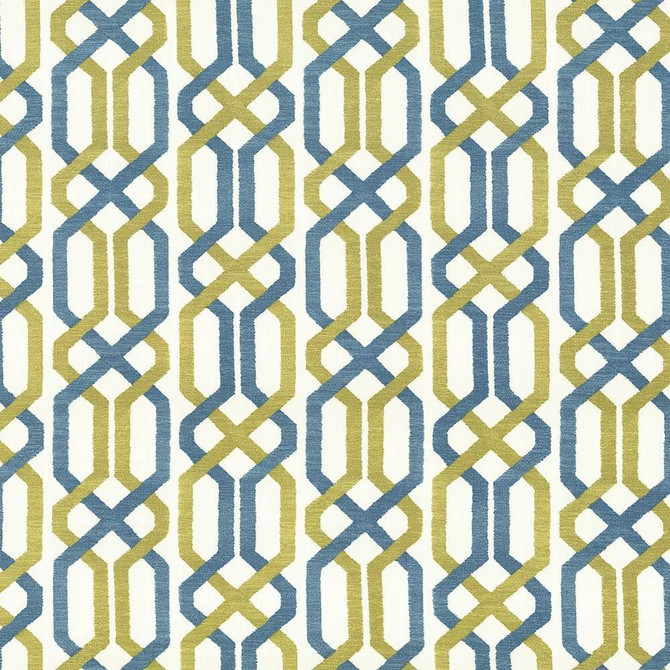 Kasmir Fabric Maze Fret Split Pea 5065 100% Cotton
 USA 15,000 Wyzenbeek Double Rubs </p><p>Repeat: Horizontal: 13 4/8 inches and Vertical: 9 inches 54 - My Fabric Connection -
