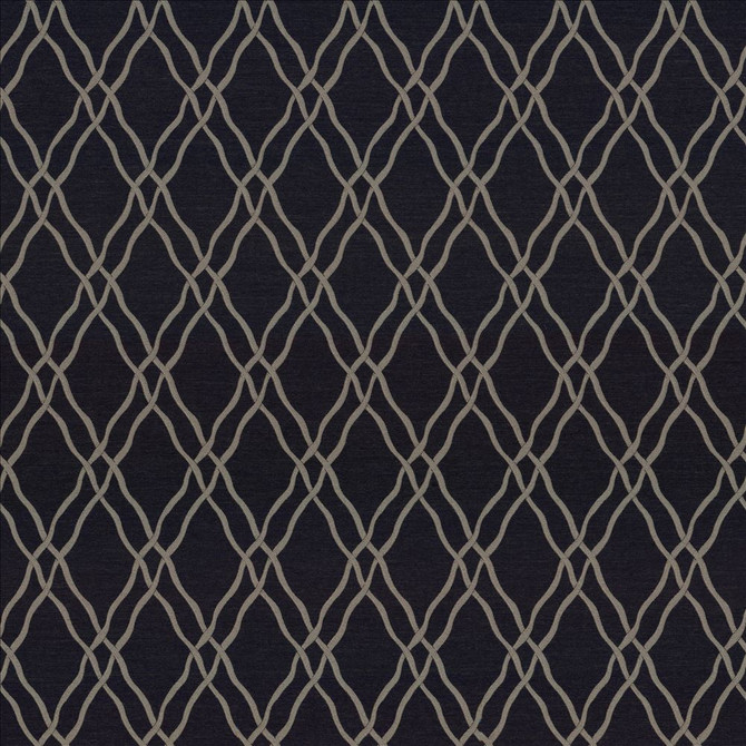 Kasmir Fabric Meander Trellis Charcoal 5068 100% Polyester
 CHINA 15,000 Wyzenbeek Double Rubs </p><p>Repeat: Horizontal: 3 4/8 inches and Vertical: 7 6/8 inches 56 - My Fabric Connection -