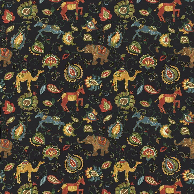 Kasmir Fabric Menagerie Jungle 1433 INDONESIA 15,000 Wyzenbeek Double Rubs H: 27 inches, V:27 inches 54 - 55 - My Fabric Connection - Kasmir