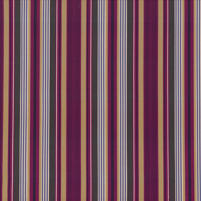Kasmir Fabric Montage Stripe Plum See sample 100% Cotton
 CHINA 15,000 Wyzenbeek Double Rubs </p><p>Repeat: Horizontal: 13 6/8 inches and Vertical: N/A 54 - My Fabric Connection -