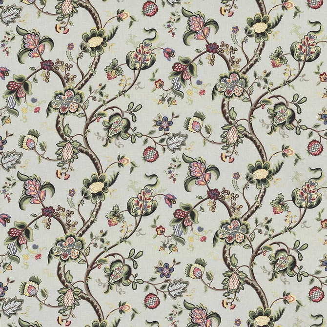 Kasmir Fabric Pembroke Manor Meadow 1436 USA 9,000 Wyzenbeek Double Rubs H: 27 inches, V:24 inches 54 - 56 - My Fabric Connection - Kasmir