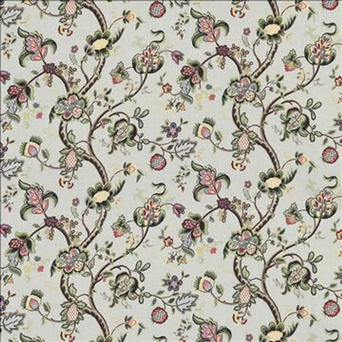 Kasmir Fabric Pembroke Manor Meadow 1436 100% Linen USA 9,000 Wyzenbeek Double Rubs H: 27 inches, V: 24 inches 54 - 56 - My Fabric Connection - Kasmir