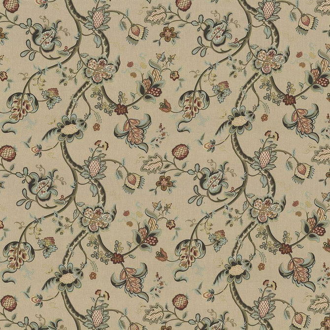 Kasmir Fabric Pembroke Manor Tea Stain 1434 USA 9,000 Wyzenbeek Double Rubs H: 27 inches, V:24 inches 54 - 56 - My Fabric Connection - Kasmir
