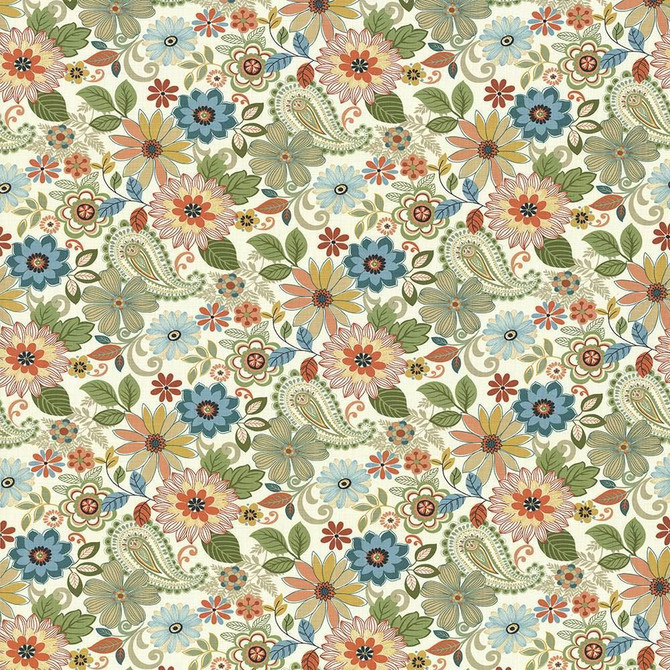 Kasmir Fabric Preston Hollow Garden 1434 100% Cotton
 INDONESIA 15,000 Wyzenbeek Double Rubs Horizontal: 27 inches and Vertical: 25 2/8 inches 54 - My Fabric Connection -