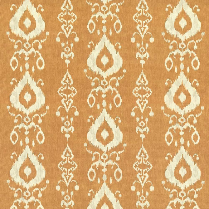 Kasmir Fabric Raga Ikat Copper 5063 100% Cotton
 TURKMENISTAN 15,000 Wyzenbeek Double Rubs </p><p>Repeat: Horizontal: 27 inches and Vertical: 13 4/8 inches 54 - My Fabric Connection -