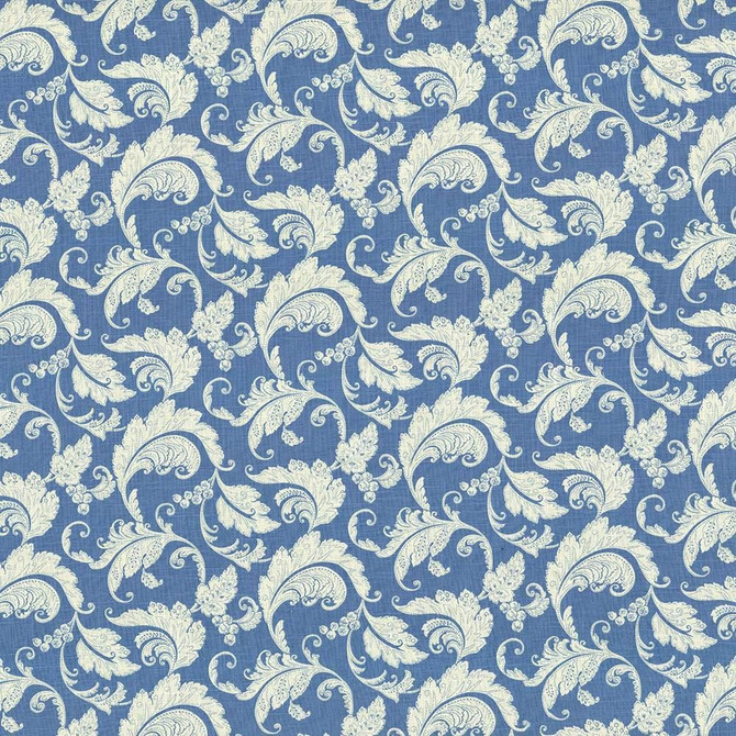Kasmir Fabric Recoleta Delft 5072 55% Linen
45% Rayon
 CHINA </p><p>Repeat: Horizontal: 13 4/8 inches and Vertical: 13 4/8 inches 54 - 55 - My Fabric Connection -