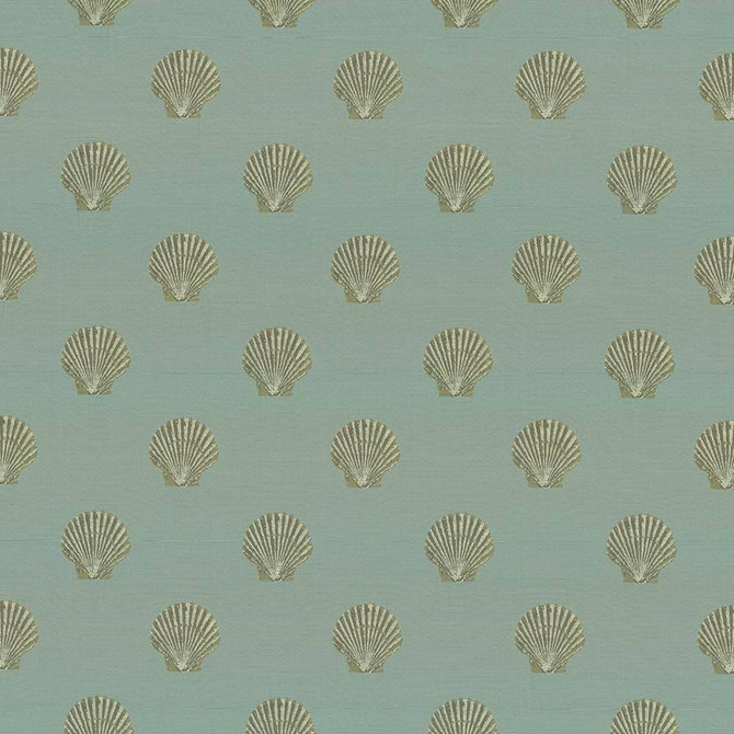 Kasmir Fabric Shell Pointe Sea 1441 CHINA 60,000 Wyzenbeek Double Rubs H: 7 4/8 inches, V:7 5/8 inches 56 - My Fabric Connection - Kasmir