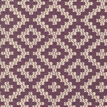 Kasmir Fabric Sibley Diamond Plum 1440 100% Cotton CHINA 9,000 Wyzenbeek Double Rubs H: 4 6/8 inches, V: 3 2/8 inches 55 - 57 - My Fabric Connection - Kasmir