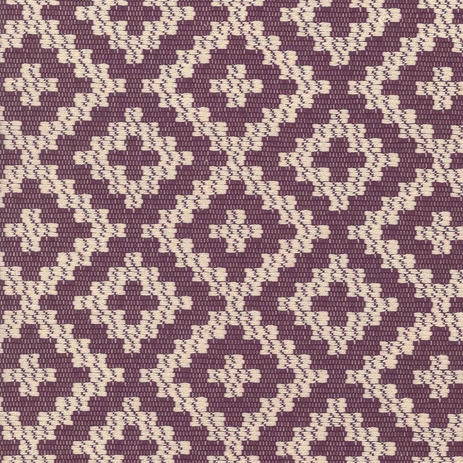 Kasmir Fabric Sibley Diamond Plum 1440 100% Cotton CHINA 9,000 Wyzenbeek Double Rubs Horizontal: 4 6/8 inches and Vertical: 3 2/8 inches 55 - 57 - My Fabric Connection -