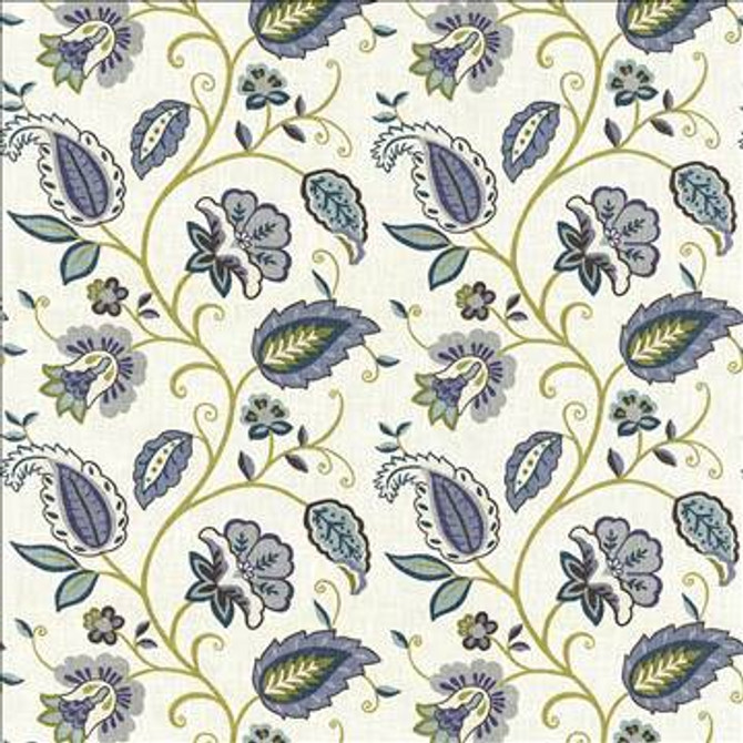 Kasmir Fabric Sorellina Juniper 5065 100% Cotton USA 15,000 Wyzenbeek Double Rubs H: 27 inches, V: 25 2/8 inches 54 - My Fabric Connection - Kasmir