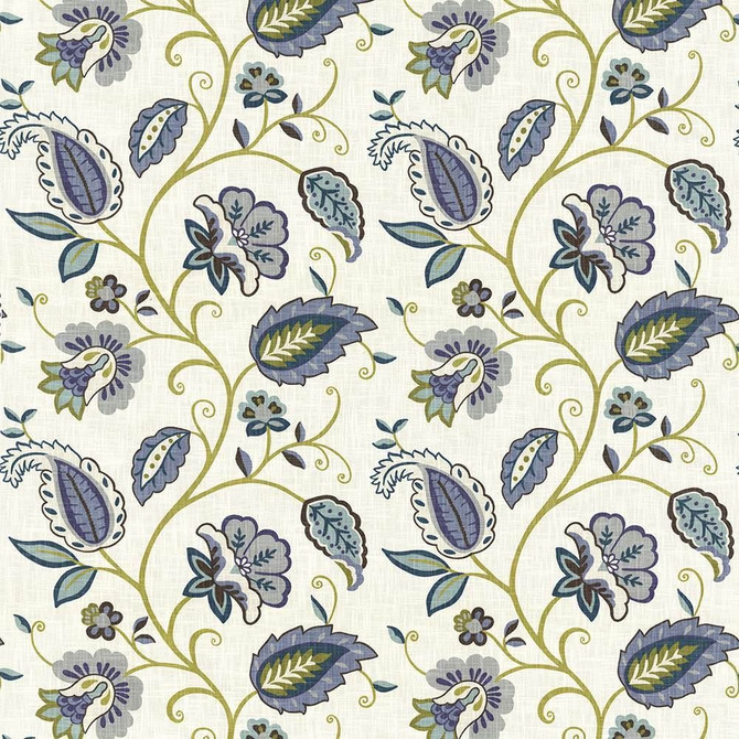 Kasmir Fabric Sorellina Juniper 5065 100% Cotton
 USA </p><p>Repeat: Horizontal: 27 inches and Vertical: 25 2/8 inches 54 - My Fabric Connection -