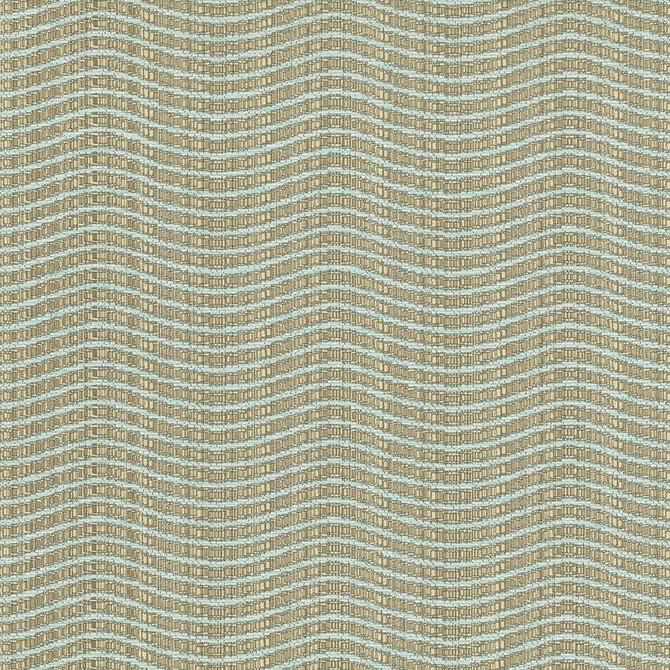 Kasmir Fabric Sound Wave Spa 1442 100% Polyester CHINA 15,000 Wyzenbeek Double Rubs Horizontal: 3 6/8 inches and Vertical: 3/8 inches 56 - My Fabric Connection -