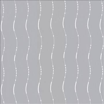 Kasmir Fabric Streamline White 5108 100% Polyester TURKEY Not Tested H: 6 2/8 inches, V: 16 inches 118 - 122 - My Fabric Connection - Kasmir