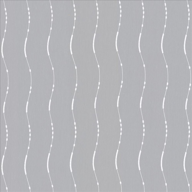 Kasmir Fabric Streamline White 5108 100% Polyester
 TURKEY </p><p>Repeat: Horizontal: 6 2/8 inches and Vertical: 16 inches 118 - 122 - My Fabric Connection -