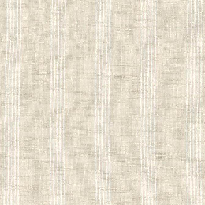 Kasmir Fabric Stripe Effect Flax 5035 68% Polyester 22% Linen 10% Cotton TURKEY Not Tested Horizontal: 2 4/8 inches and Vertical: 0 Inches 54 - My Fabric Connection -