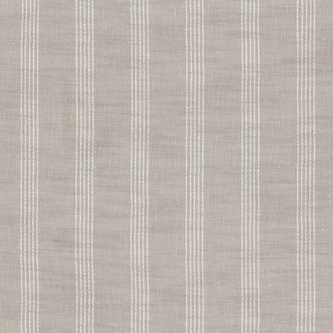 Kasmir Fabric Stripe Effect Taupe 5035 68% Polyester
22% Linen
10% Cotton
 TURKEY Not Tested Horizontal: 2 4/8 inches and Vertical: N/A 54 - My Fabric Connection -