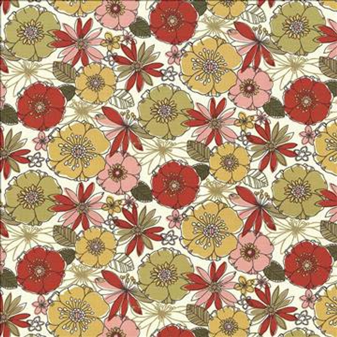 Kasmir Fabric Sycamore Blossom 1435 100% Cotton SOUTH KOREA 15,000 Wyzenbeek Double Rubs H: 27 inches, V: 18 inches 54 - 55 - My Fabric Connection - Kasmir
