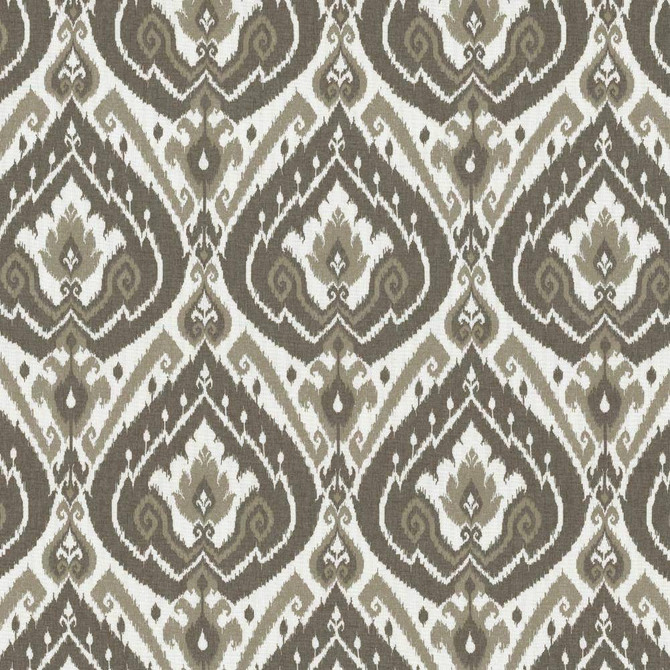 Kasmir Fabric Tabriz Charcoal 5077 SPAIN Not Tested H: 13 6/8 inches, V:24 6/8 inches 57 - 58 - My Fabric Connection - Kasmir