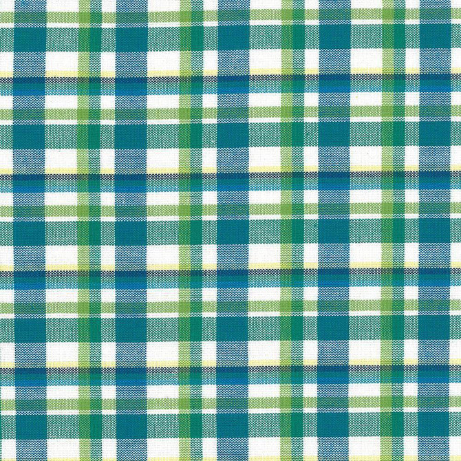 Kasmir Fabric Tamron Plaid Isle Waters 5073 INDIA 30,000 Wyzenbeek Double Rubs H: 2 inches, V:2 inches 54 - My Fabric Connection - Kasmir