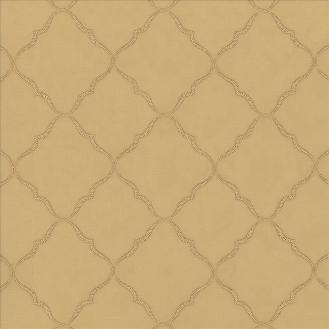 Kasmir Fabric Tandoori Sheer Honey 5077 100% Polyester Embroidery 100% Polyester TURKEY Not Tested Horizontal: 3 2/8 inches and Vertical: 3 2/8 inches 58 - 59 - My Fabric Connection -