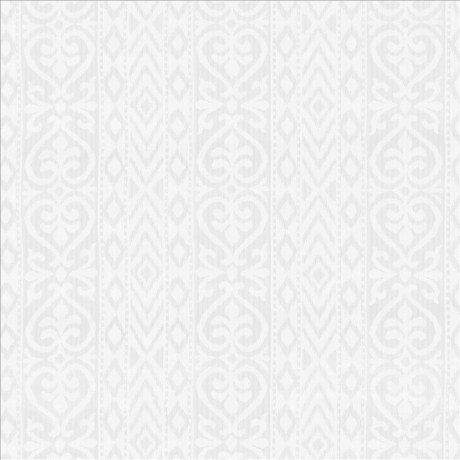 Kasmir Fabric Termiz Stripe White 5077 70% Rayon
30% Polyester
 CHINA Not Tested </p><p>Repeat: Horizontal: 20 inches and Vertical: 20 inches 58 - My Fabric Connection -