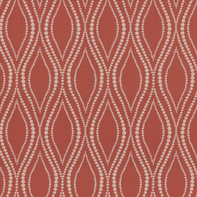 Kasmir Fabric Tete-A-Tete Watermelon 5087 79% Polyester
21% Rayon
 CHINA </p><p>Repeat: Horizontal: 4 4/8 inches and Vertical: 10 4/8 inches 54 - My Fabric Connection -