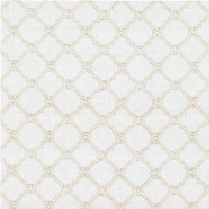 Kasmir Fabric Tread Ivory 5108 100% Polyester
 CHINA </p><p>Repeat: Horizontal: 6 inches and Vertical: 6 inches 47 - 60 - My Fabric Connection -