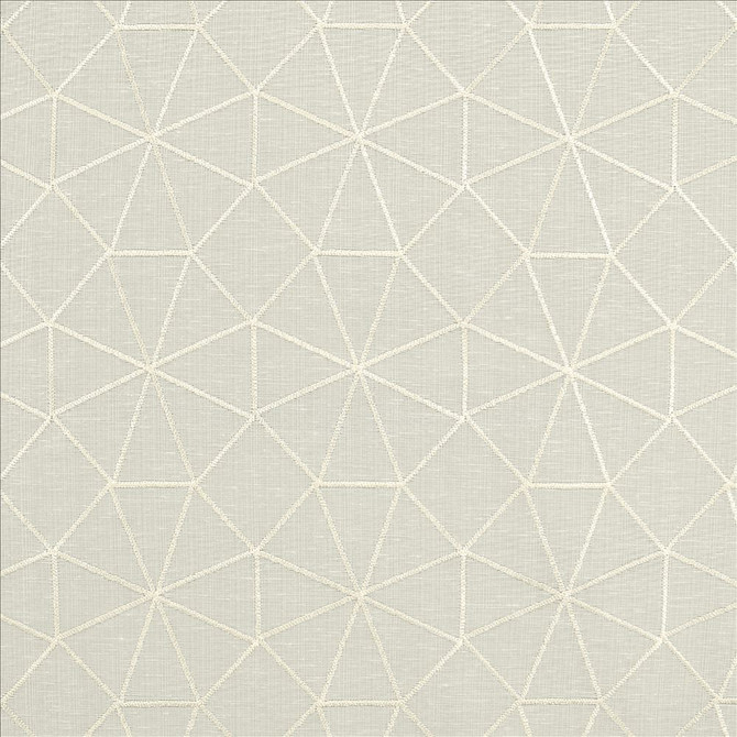 Kasmir Fabric Webwork Cream 5108 100% Polyester
 TURKEY Not Tested </p><p>Repeat: Horizontal: 4 2/8 inches and Vertical: 4 2/8 inches 57 - My Fabric Connection -