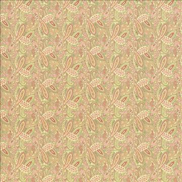 Kasmir Fabric Willow Paisley Nectar 5082 100% Cotton USA 30,000 Wyzenbeek Double Rubs H: 9 inches, V: 6 3/8 inches 54 - My Fabric Connection - Kasmir